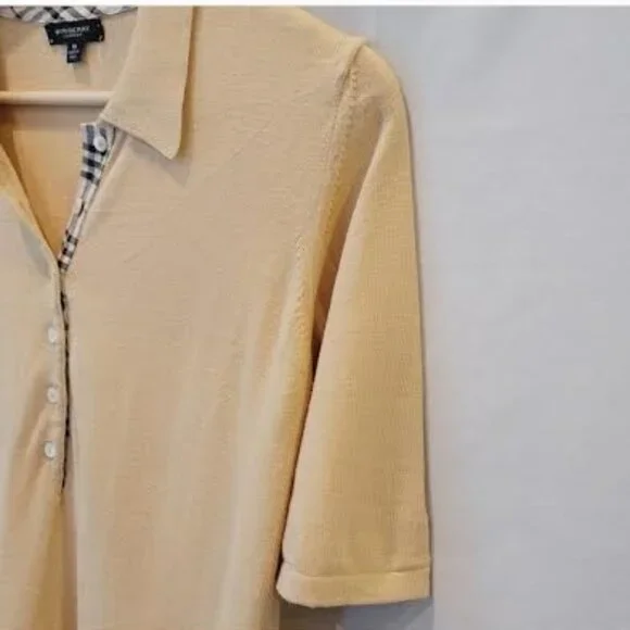 Vintage Burberry Polo Relax Loose Fit Knit Sweater - Picture 6 of 7